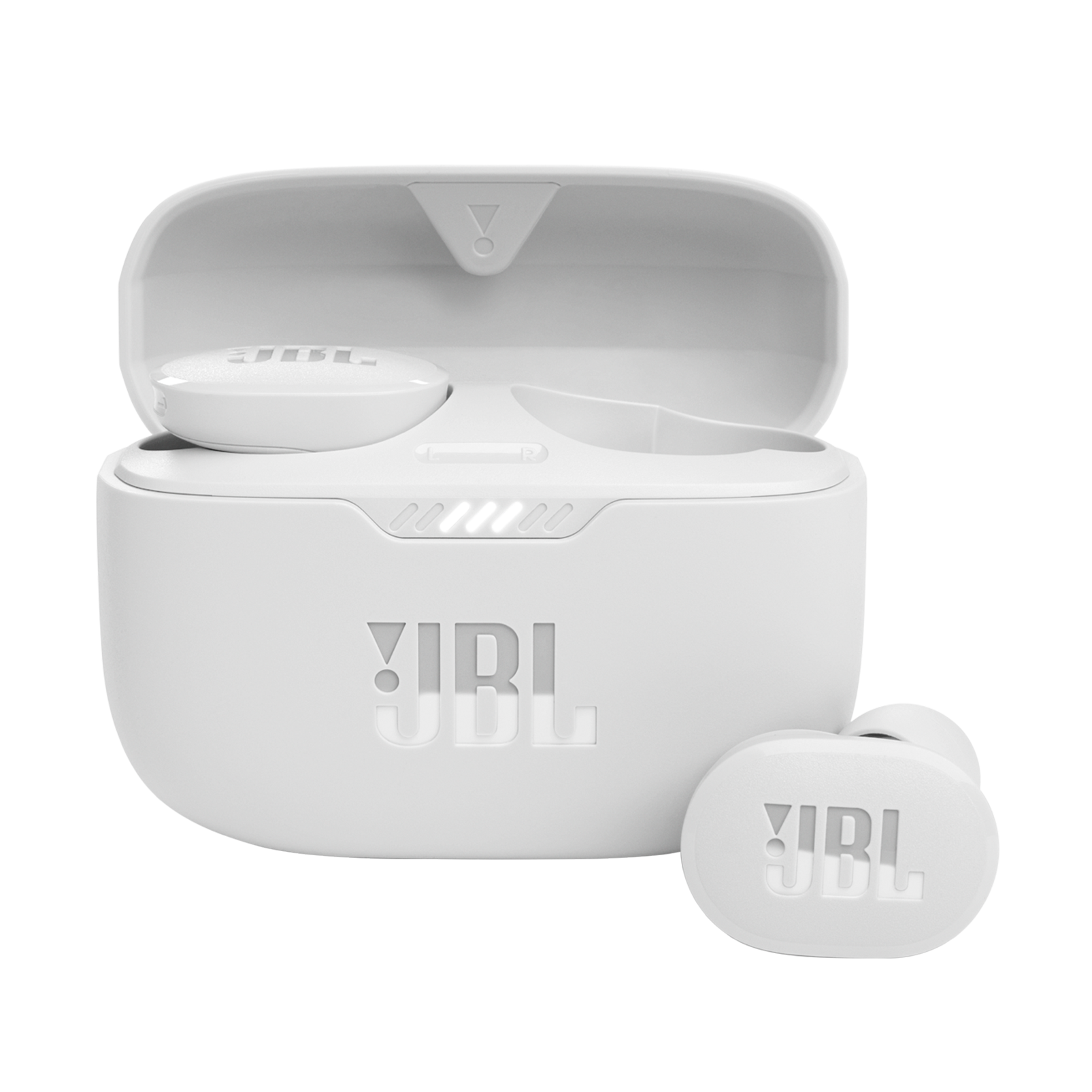 JBL Tune 130NC TWS - White - True wireless Noise Cancelling earbuds - Hero